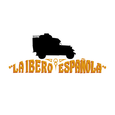 La Ibero española distribuidora branding design illustration logo typography vector