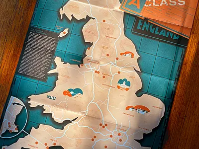 Agatha Christie's Map agatha christie guide herb lester illustration map murder mystery