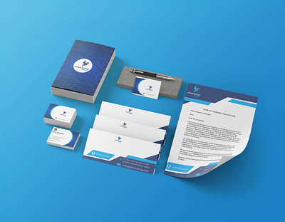 Branding Office stationaries branding design