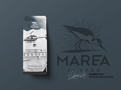 Marea Coffee branding design graphic design illustration logo packaging desing