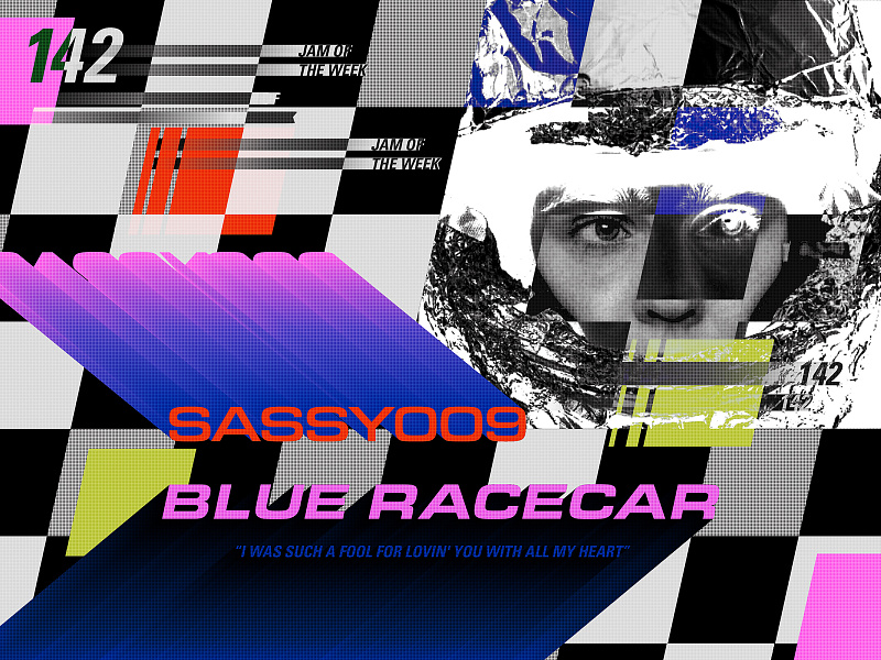Jam of the Week | 142 album art branding design graphic design illustration jamoftheweek logo racecar sassy009 typography vector