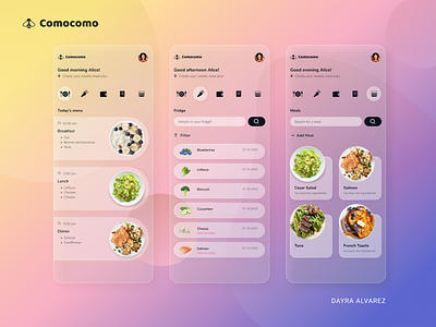 Comocomo graphic design ui