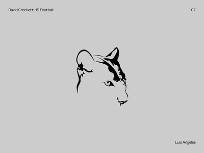 Logofolio Vol. Logo 7 bold branding cougar creative design design trend fierce football graphic design illustration logo logofolio logos modern nfl sports team team logo vector vector art