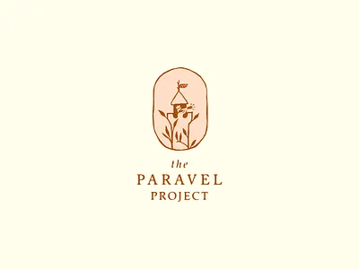 The Paravel Project badge branding design drawn hand illustration illustrator logo