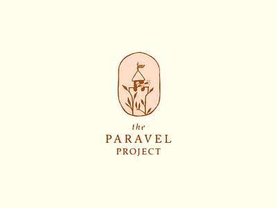 The Paravel Project badge branding design drawn hand illustration illustrator logo