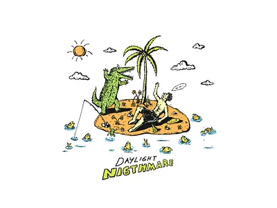 Daylight Nightmare art artwork branding design illustration illustration art t shirt design