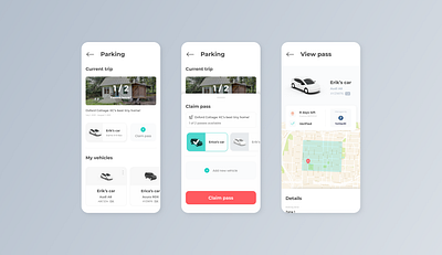 Airbnb - Parking Integration [concept] app design mobile product product design travel ui ux