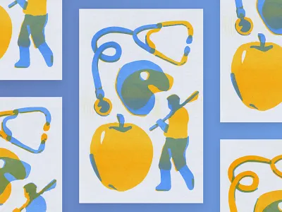 The Emigrants by W.G. Sebald apple children cover german handdrawn illustration literature novel print retro riso risograph storybook vintage