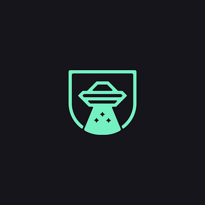 UFO Logo badge brand logo ufo