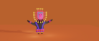 Ancient God 3d 3d 3d character 3d illustration animation blender character illustration design graphic design illustration motion graphics