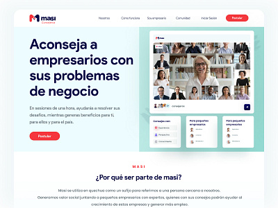 Masi counselors - website design ui ux visualdesign web