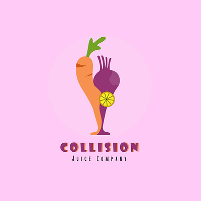 juice company logo design icon illustration juice logo vector