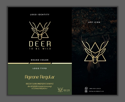 Deer Logo Design Branding abstract animal antelope brand design brand identity branding deer deer logo deerlogo design gazelle graphic design horn logo logo design logotype minimal stag symbol wild