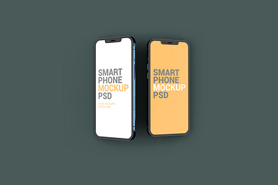 iPhone 12 Pro & iPhone 12 Pro Max Mockup app branding clean device display iphone 12 pro max mockup iphone 12 pro mockup iphone mockup mobile mockup phone photo realistic premium presentation professional psd screen smartphone mockup ui web