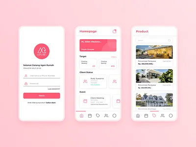 CRM Mobile App app crm design minimal mobile app sales app ui user interface ux