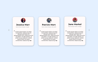 Testimonials branding dailyui day39 design logo ui