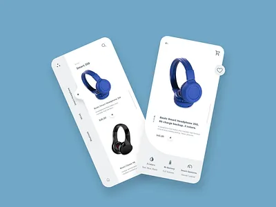 e-Commerce Application for Electronics app ui ecommerce ecommerce app electronics headphone minimal mobile app mobile app ui mobile ui product design shopping ui user interface design ux ux design