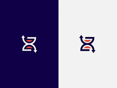 Hourglass Logo Design arrows branding design flat graphic hourglass icon illustration logo vector