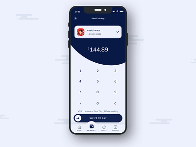 Brew Money: P2P Payments balance bank account banking design finance financial fintech illustration minimal mobile app design mobile design mobileapp payment payment app project savings account ui ux ux ui design wallet