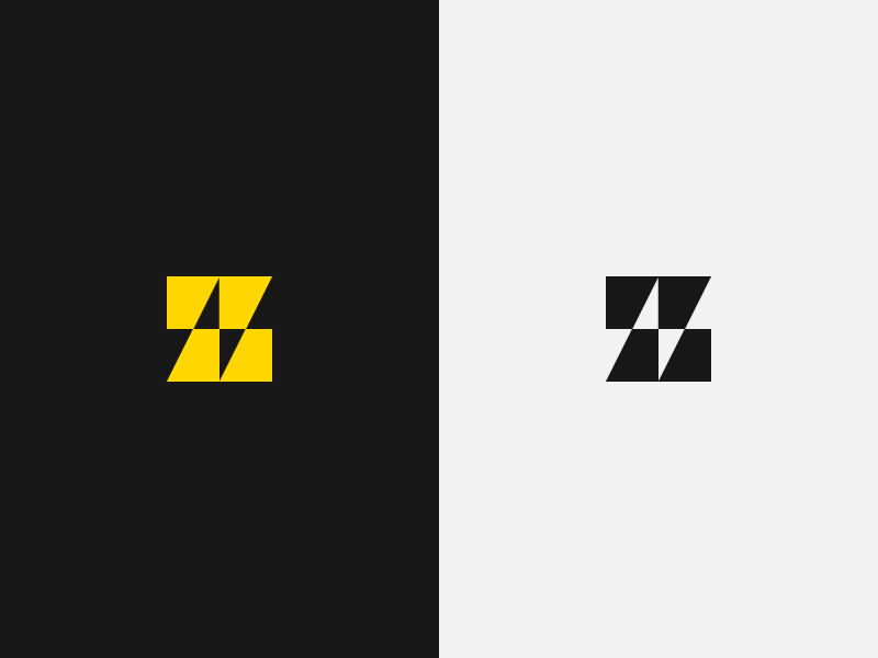 Example of Letter Z Thunderbolt Logo Design