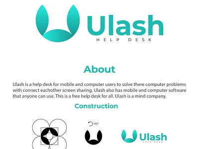 Ulash Brand identity artist brand branding brandlogo concept creative design designer dise graphic identitymark illustration logo logomaker logomark logos logotype newconcept typography vector