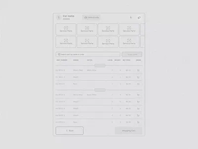 Wireframes ➡️ UI — Animation for Workshop Mechanic App 3d animation app automobile design equal graphic design inspiration mechanic mobile motion graphics repair responsive tablet ui userexperience userinterface ux wireframes