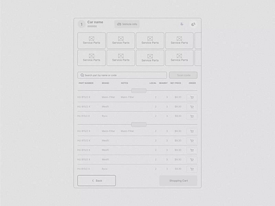 Wireframes ➡️ UI — Animation for Workshop Mechanic App 3d animation app automobile design equal graphic design inspiration mechanic mobile motion graphics repair responsive tablet ui userexperience userinterface ux wireframes