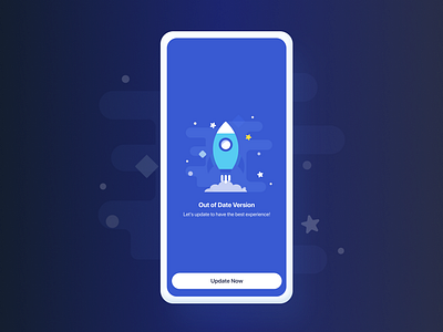 Update Now app design design graphic graphic design mobile product ui ui design update