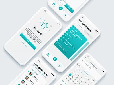 Medical booking application booking medical booking application mobile app ui ux