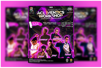 Promotional event Flyer dance flyer dance poster dance workshop dance workshop flyer design flyer design group dance flyer illustration logo photoshop