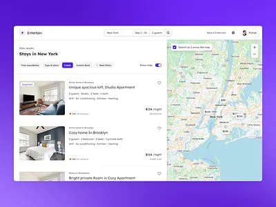 Property listing - XeTheme - Get! apartments book booking dashboard desktop hotel hotels listing marketplace navigation ui ui kit user interface ux