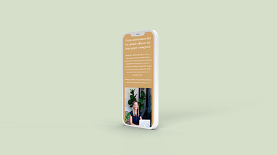 About Page - Online Plant Store about page design interior design layout mockup plants render squarespace web design web experience website