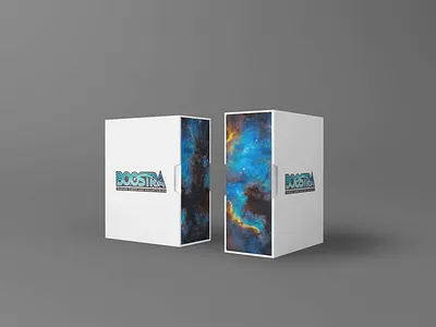 Boostra - Trading cards and collectables branding collectables graphic design logo vector wordmark