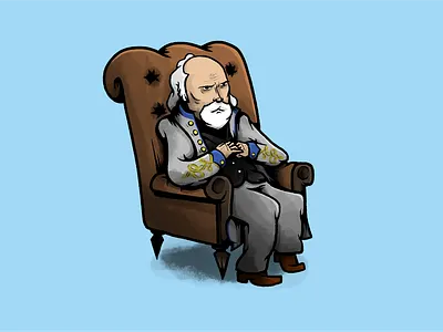 General Sandy Smithers character design characters cinema illustration movie tarantino western