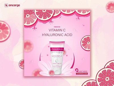 Hand Cream Social Media Post advertisement branding digital advertisement graphicdesign hand cream illustration social media banner social media post