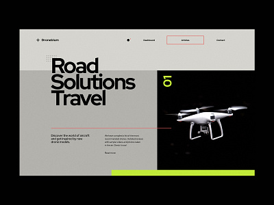 Droneblum - Website concept airplane aircraft airplane black concept design drone drones minimalist modern ui ux web design website