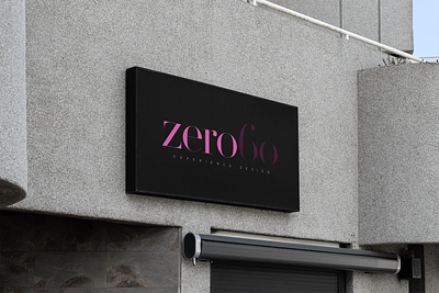 Zero60 Branding branding identity logo signage