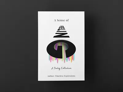 A Book Cover Design of "A sense of feeling" art book cover design branding design graphic design illustration logo minimal ui vector