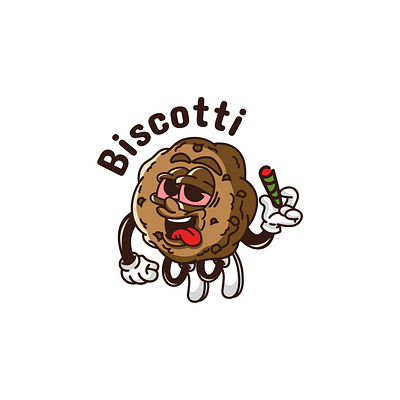 Cookie Logo bakery bakery logo cannabis cannabis logo character character design cookie cookie logo design graphic design illustration logo logo design vector weed weed logo