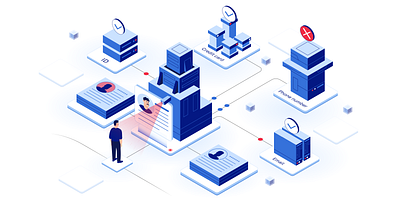 Business isometric business business isometric composition design graphic design illustration isometric isometric illustration management team vector workflow
