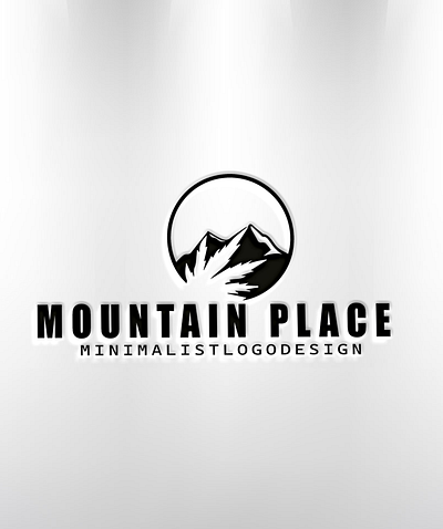 mountain place mockup 3d animation best logo best logo design branding design graphic design illustration logo logo creation logo maker logodesign minimalist motion graphics ui vector