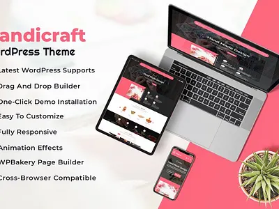 Handmade Shop WordPress Theme business design handmade handmade shop handmade store html html templates online store organic shops organic store themes wordpress wordpress theme