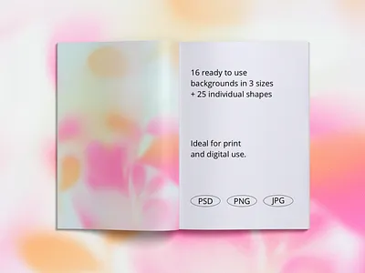 Grainy Gradient Floral Textures abstract art abstraction background textures blurred colors botanical design brand identity bright colors texture floral textures flowers foliage gradient art gradient template grainy gradients illustration plant illustration print texture for branding textures visual design vivid colors