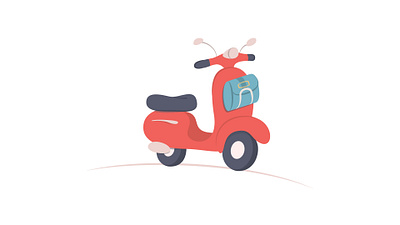 Vespa branding design graphic design illustration vector vespa