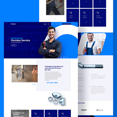 Plumber Website design uidesign uxdesign website website design