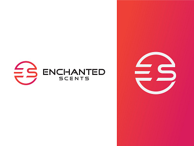 ES Logo Design branding circle logo es logo