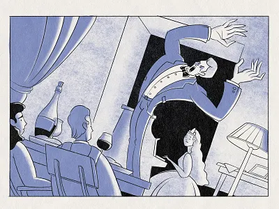 Get happy! bright character characterdesign color flat illustration twin peaks