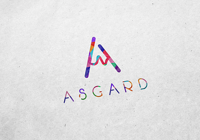 Day 1 / 26 - Logo with A - Asgard branding design fonts handmade illustration illustrations inspiration logo mockups process ui vector