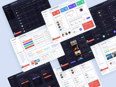 Dashboard Design adminpanel darkmode dashboard design lightmode ui ux