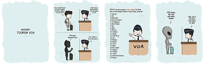 COMIC - Officer, Regulation, Government airport comic custom funny government immigration officer regulation short strip